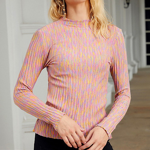 Women's Casual Multi Color Pullover Sweater Long Sleeve Sweater Cardigans Round Neck Fall Winter Blushing Pink
Women's Casual Multi Color Pullover Sweater Long Sleeve Sweater Cardigans Round Neck Fall Winter Blushing Pink