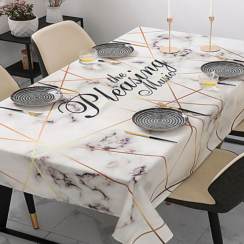 Table Cloth Linens Eco-friendly Nordic Style Printing Table Cover Milk White Marble Table Decorations for Dining Table Party Event Holidays
Table Cloth Linens Eco-friendly Nordic Style Printing Table Cover Milk White Marble Table Decorations for Dining Table Party Event Holidays