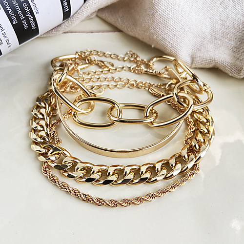 Bracelet Stacking Stackable Snake Moon Star Statement Stylish Ethnic Vintage European Alloy Bracelet Jewelry Silver / Gold For Party Evening Date Birthday Beach Festival
Bracelet Stacking Stackable Snake Moon Star Statement Stylish Ethnic Vintage European Alloy Bracelet Jewelry Silver / Gold For Party Evening Date Birthday Beach Festival