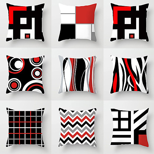 new cross-border hot style home pillowcase red and black geometric morandi space design pillowcase sofa decoration
new cross-border hot style home pillowcase red and black geometric morandi space design pillowcase sofa decoration