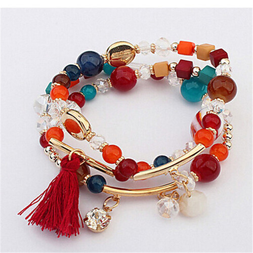 Women's Resin Bead Bracelet Retro Flower Fashion Alloy Bracelet Jewelry Rainbow For Anniversary Gift Date Birthday
Women's Resin Bead Bracelet Retro Flower Fashion Alloy Bracelet Jewelry Rainbow For Anniversary Gift Date Birthday