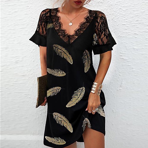 Women's A Line Dress Short Mini Dress Yellow Blushing Pink Short Sleeve Print Summer Casual 2021 S M L XL XXL XXXL
Women's A Line Dress Short Mini Dress Yellow Blushing Pink Short Sleeve Print Summer Casual 2021 S M L XL XXL XXXL