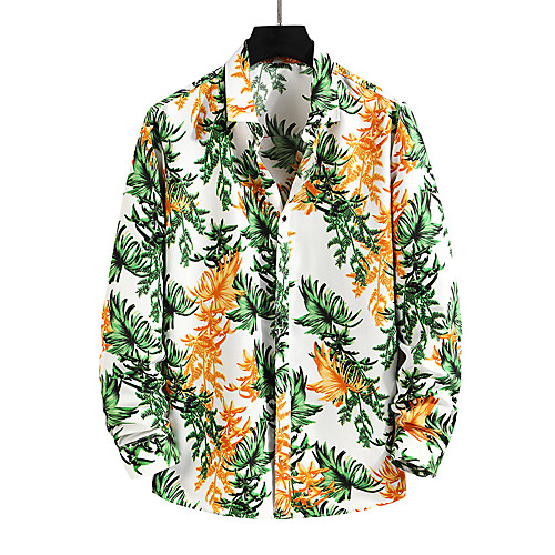 Men's Shirt Other Prints Floral Graphic Print Long Sleeve Casual Tops Tropical Hawaiian Beach White Black
Men's Shirt Other Prints Floral Graphic Print Long Sleeve Casual Tops Tropical Hawaiian Beach White Black