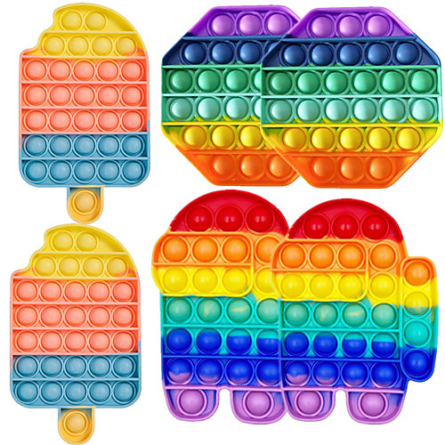 6 pcs Funny Popit Fidget Toy Antistress Toys For Adult Children Push Bubble Fidget Sensory Toy Squishy Jouet Pour Autiste
6 pcs Funny Popit Fidget Toy Antistress Toys For Adult Children Push Bubble Fidget Sensory Toy Squishy Jouet Pour Autiste