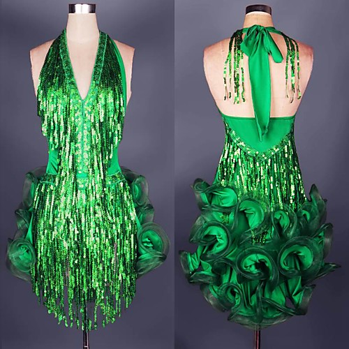 Latin Dance Dress Tassel Women's Training Performance Sleeveless Natural Nylon
Latin Dance Dress Tassel Women's Training Performance Sleeveless Natural Nylon