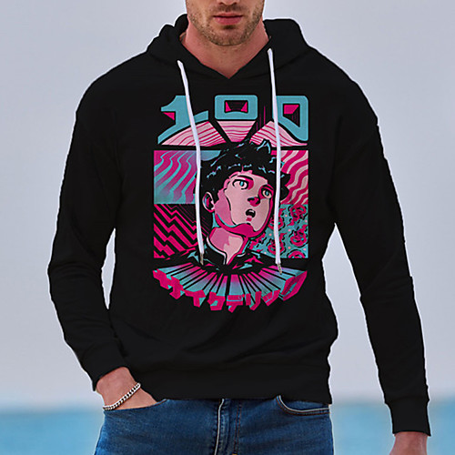 Men's Unisex Hoodie Graphic Prints Human Print Daily Sports 3D Print 3D Print Casual Hoodies Sweatshirts Black
Men's Unisex Hoodie Graphic Prints Human Print Daily Sports 3D Print 3D Print Casual Hoodies Sweatshirts Black