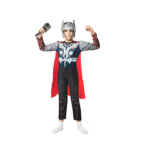 Super Heroes Cosplay Costume Kid's Boys' Halloween Halloween Festival Halloween Children's Day Festival / Holiday Terylene Black Easy Carnival Costumes Graphic / Leotard / Onesie / Cloak
Super Heroes Cosplay Costume Kid's Boys' Halloween Halloween Festival Halloween Children's Day Festival / Holiday Terylene Black Easy Carnival Costumes Graphic / Leotard / Onesie / Cloak