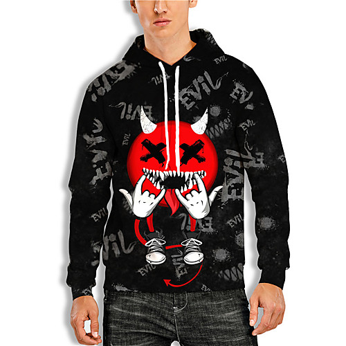 Men's Pullover Hoodie Sweatshirt Cartoon Graphic Prints Print Daily Sports 3D Print 3D Print Casual Hoodies Sweatshirts Black
Men's Pullover Hoodie Sweatshirt Cartoon Graphic Prints Print Daily Sports 3D Print 3D Print Casual Hoodies Sweatshirts Black