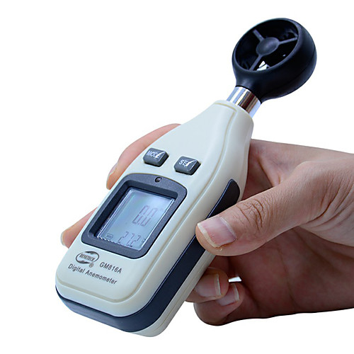 BENETECH GM816A Digital Anemometer Wind speed meter with LCD backlight display Handheld windmeter
BENETECH GM816A Digital Anemometer Wind speed meter with LCD backlight display Handheld windmeter