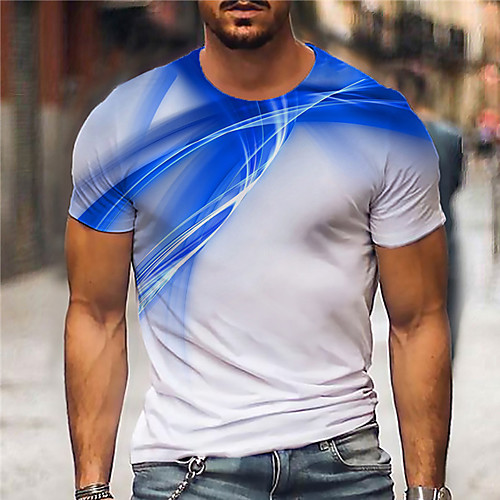 Men's Unisex Tee T shirt Shirt 3D Print Graphic Prints Streamer Print Short Sleeve Daily Tops Casual Designer Big and Tall Blue
Men's Unisex Tee T shirt Shirt 3D Print Graphic Prints Streamer Print Short Sleeve Daily Tops Casual Designer Big and Tall Blue