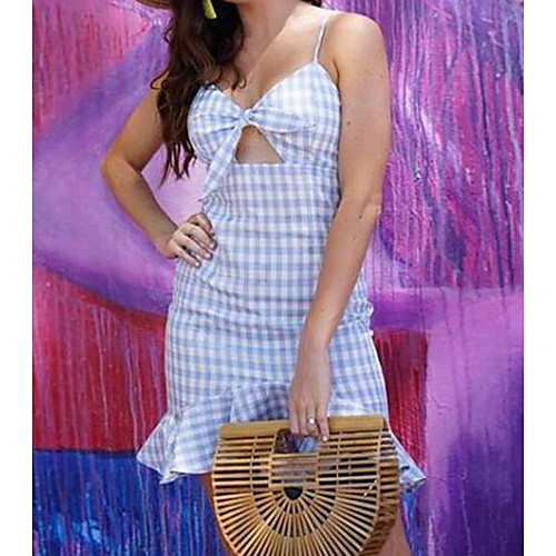 Women's Wrap Dress Short Mini Dress Blue Sleeveless Solid Color Fall Spring Casual 2021 S M L / Cotton / Cotton
Women's Wrap Dress Short Mini Dress Blue Sleeveless Solid Color Fall Spring Casual 2021 S M L / Cotton / Cotton