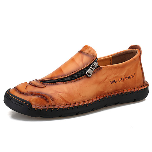 Men's Loafers & Slip-Ons Crochet Leather Shoes Comfort Loafers Business Casual Classic Daily Office & Career Nappa Leather Cowhide Handmade Non-slipping Shock Absorbing Booties / Ankle Boots Light
Men's Loafers & Slip-Ons Crochet Leather Shoes Comfort Loafers Business Casual Classic Daily Office & Career Nappa Leather Cowhide Handmade Non-slipping Shock Absorbing Booties / Ankle Boots Light