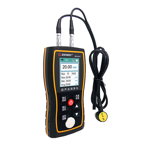 SW6510 Digital Ultrasonic Paint Coating Thickness Gauge Metal Plastic Ceramic Glass Fiber Thickness Gauge 1.0-300mm
SW6510 Digital Ultrasonic Paint Coating Thickness Gauge Metal Plastic Ceramic Glass Fiber Thickness Gauge 1.0-300mm