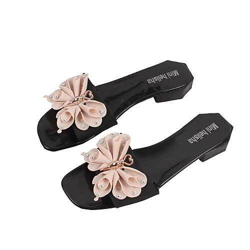 Women's Slippers & Flip-Flops Flat Heel Open Toe Daily Home PVC Bowknot Sparkling Glitter Solid Colored Almond White / Green Red
Women's Slippers & Flip-Flops Flat Heel Open Toe Daily Home PVC Bowknot Sparkling Glitter Solid Colored Almond White / Green Red