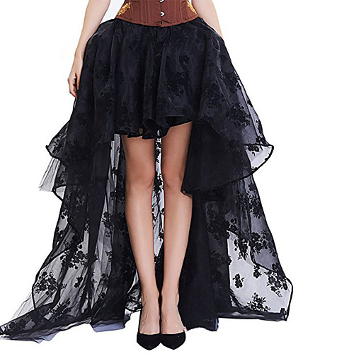 Women's Stage Performance Active Maxi Skirts Floral / Botanical Layered Tulle Lace White Black
Women's Stage Performance Active Maxi Skirts Floral / Botanical Layered Tulle Lace White Black