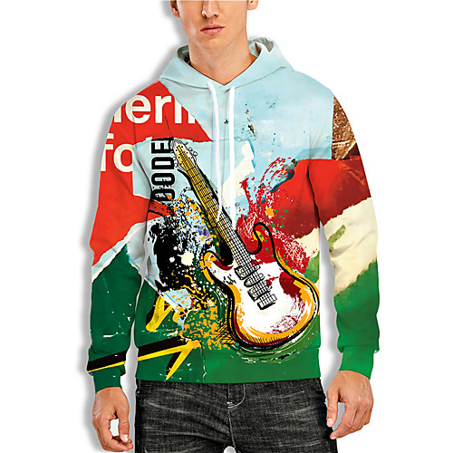 Men's Pullover Hoodie Sweatshirt Graphic Prints Guitar Print Daily Sports 3D Print 3D Print Casual Hoodies Sweatshirts Blue
Men's Pullover Hoodie Sweatshirt Graphic Prints Guitar Print Daily Sports 3D Print 3D Print Casual Hoodies Sweatshirts Blue