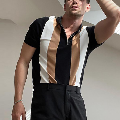 Men's Tee T shirt Shirt Striped Patchwork Graphic Prints Plus Size Short Sleeve Casual Tops Basic Designer Slim Fit Big and Tall Black
Men's Tee T shirt Shirt Striped Patchwork Graphic Prints Plus Size Short Sleeve Casual Tops Basic Designer Slim Fit Big and Tall Black