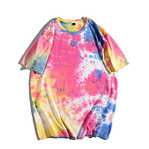 Women's Painting T shirt Tie Dye Print Round Neck Basic Tops Oversized 100% Cotton Blushing Pink
Women's Painting T shirt Tie Dye Print Round Neck Basic Tops Oversized 100% Cotton Blushing Pink