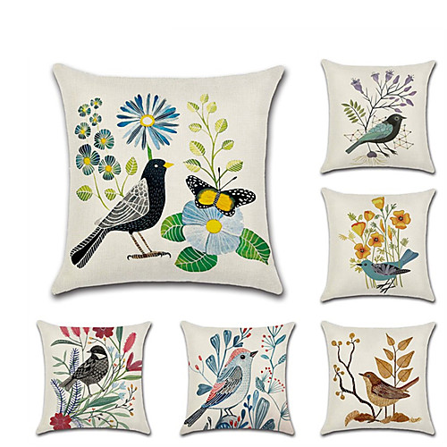 Floral Bird Double Side Cushion Cover 1PC Soft Decorative Square Throw Pillow Cover Cushion Case Pillowcase for Bedroom Livingroom Superior Quality Machine Washable Outdoor Cushion for Sofa Couch Bed Chair
Floral Bird Double Side Cushion Cover 1PC Soft Decorative Square Throw Pillow Cover Cushion Case Pillowcase for Bedroom Livingroom Superior Quality Machine Washable Outdoor Cushion for Sofa Couch Bed Chair