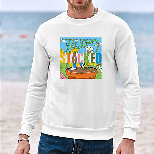 Men's Unisex Sweatshirt Graphic Prints Letter Casual Daily Holiday Hot Stamping Casual Designer Hoodies Sweatshirts White
Men's Unisex Sweatshirt Graphic Prints Letter Casual Daily Holiday Hot Stamping Casual Designer Hoodies Sweatshirts White