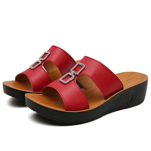 Women's Sandals Flat Heel Round Toe Booties Ankle Boots Daily Cowhide Solid Colored Red Black Beige
Women's Sandals Flat Heel Round Toe Booties Ankle Boots Daily Cowhide Solid Colored Red Black Beige