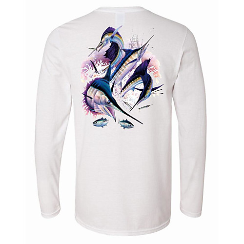 CAWANFLY Men's Fishing Shirt Outdoor Long Sleeve UPF50 UV Protection Quick Dry Lightweight Breathable Top Autumn / Fall Spring Summer Athleisure Fishing Camping & Hiking White / Micro-elastic
CAWANFLY Men's Fishing Shirt Outdoor Long Sleeve UPF50 UV Protection Quick Dry Lightweight Breathable Top Autumn / Fall Spring Summer Athleisure Fishing Camping & Hiking White / Micro-elastic