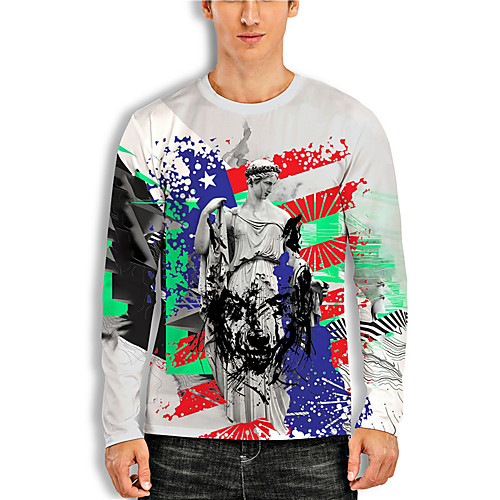 Men's Unisex Tee T shirt Shirt 3D Print Graphic Prints Statue Print Long Sleeve Daily Tops Casual Designer Big and Tall Gray
Men's Unisex Tee T shirt Shirt 3D Print Graphic Prints Statue Print Long Sleeve Daily Tops Casual Designer Big and Tall Gray
