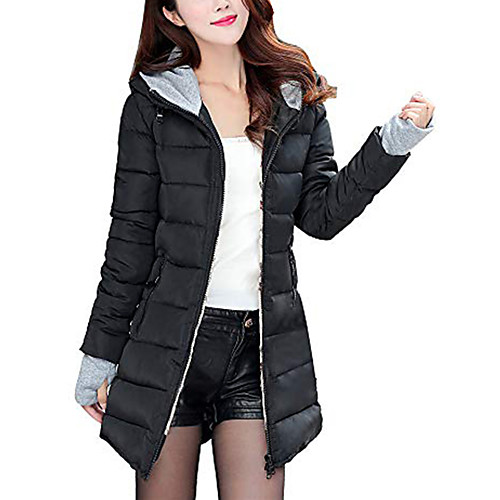 women long sleeve outerwear with gloves cotton-padded jackets pocket hooded coat(medium,black)
women long sleeve outerwear with gloves cotton-padded jackets pocket hooded coat(medium,black)