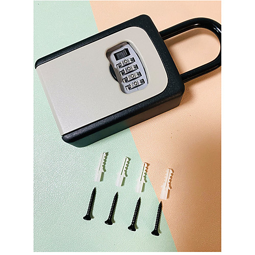 Lock Box 4 Number Padlock Free Installation Password Key Box Larger Capacity Password Lock Delivery Room Key Box Key Storage Box
Lock Box 4 Number Padlock Free Installation Password Key Box Larger Capacity Password Lock Delivery Room Key Box Key Storage Box