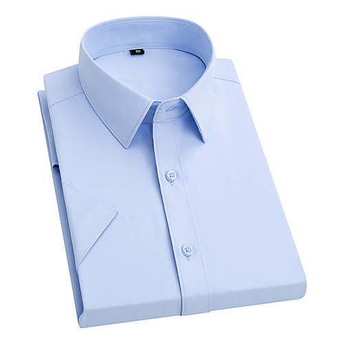 Men's Shirt non-printing Solid Color Short Sleeve Work Tops Business Blushing Pink Gray White
Men's Shirt non-printing Solid Color Short Sleeve Work Tops Business Blushing Pink Gray White