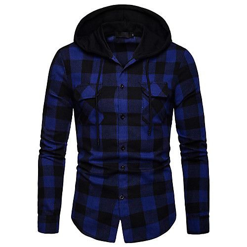 Men's Shirt Other Prints Lattice Plus Size Long Sleeve Daily Tops Fashion Black / White Blue Red
Men's Shirt Other Prints Lattice Plus Size Long Sleeve Daily Tops Fashion Black / White Blue Red