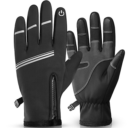 Winter Bike Gloves / Cycling Gloves Touch Gloves Reflective Rain Waterproof Warm Quick Dry Full Finger Gloves Sports Gloves Black for Adults' Outdoor Exercise Cycling / Bike
Winter Bike Gloves / Cycling Gloves Touch Gloves Reflective Rain Waterproof Warm Quick Dry Full Finger Gloves Sports Gloves Black for Adults' Outdoor Exercise Cycling / Bike