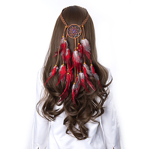 lureme Dreamcatcher Feather Headband-Boho Feather Headwear Hippie Headdress Bohemian Hairband for Women (hb000014-4)
lureme Dreamcatcher Feather Headband-Boho Feather Headwear Hippie Headdress Bohemian Hairband for Women (hb000014-4)