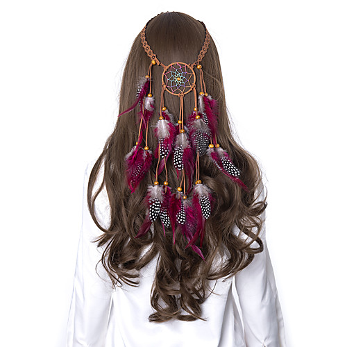lureme Dreamcatcher Feather Headband-Boho Feather Headwear Hippie Headdress Bohemian Hairband for Women (hb000014-1)
lureme Dreamcatcher Feather Headband-Boho Feather Headwear Hippie Headdress Bohemian Hairband for Women (hb000014-1)