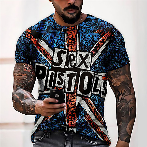 Men's Unisex Tee T shirt Shirt 3D Print Graphic Prints Letter Print Short Sleeve Daily Tops Casual Designer Big and Tall Blue
Men's Unisex Tee T shirt Shirt 3D Print Graphic Prints Letter Print Short Sleeve Daily Tops Casual Designer Big and Tall Blue