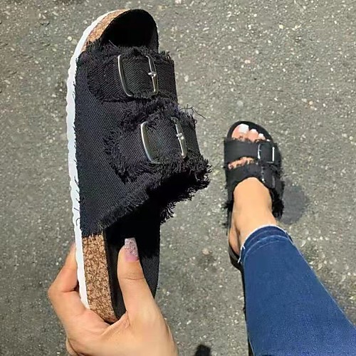 Women's Sandals Flat Heel Round Toe PU Buckle Solid Colored Purple Light Green Pink
Women's Sandals Flat Heel Round Toe PU Buckle Solid Colored Purple Light Green Pink