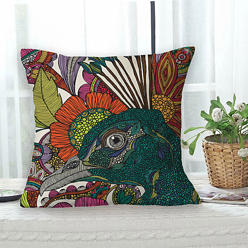 Peacock Double Side Cushion Cover 1PC Soft Decorative Square Throw Pillow Cover Cushion Case Pillowcase for Bedroom Livingroom Superior Quality Machine Washable Outdoor Cushion for Sofa Couch Bed Chair
Peacock Double Side Cushion Cover 1PC Soft Decorative Square Throw Pillow Cover Cushion Case Pillowcase for Bedroom Livingroom Superior Quality Machine Washable Outdoor Cushion for Sofa Couch Bed Chair