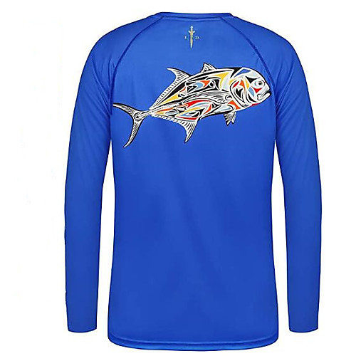 CAWANFLY Men's Fishing Shirt Outdoor Long Sleeve UPF50 UV Protection Quick Dry Lightweight Breathable Top Autumn / Fall Spring Summer Athleisure Fishing Camping & Hiking Blue / Micro-elastic
CAWANFLY Men's Fishing Shirt Outdoor Long Sleeve UPF50 UV Protection Quick Dry Lightweight Breathable Top Autumn / Fall Spring Summer Athleisure Fishing Camping & Hiking Blue / Micro-elastic