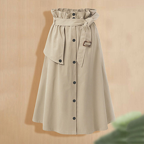 Women's Tea Party Weekend Basic Streetwear Capris Skirts Solid Colored Peplum Khaki
Women's Tea Party Weekend Basic Streetwear Capris Skirts Solid Colored Peplum Khaki