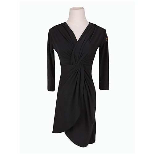Latin Dance Dress Solid Women's Training Performance Long Sleeve Natural Crystal Cotton
Latin Dance Dress Solid Women's Training Performance Long Sleeve Natural Crystal Cotton