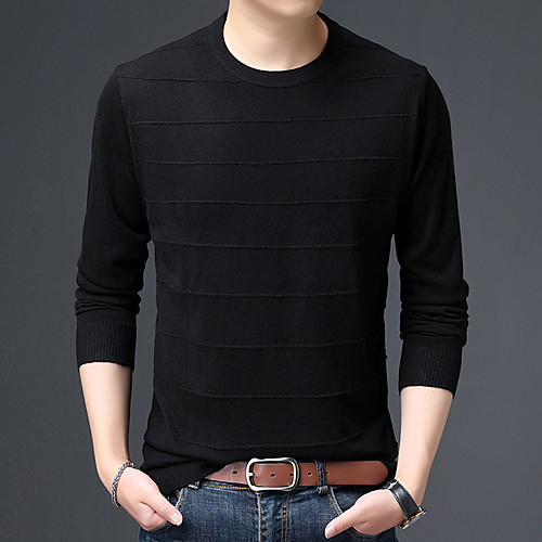 Men's Stylish Vintage Style Knitted Solid Color Pullover Sweater Long Sleeve Sweater Cardigans Crew Neck Fall Winter Blue Fuchsia Khaki
Men's Stylish Vintage Style Knitted Solid Color Pullover Sweater Long Sleeve Sweater Cardigans Crew Neck Fall Winter Blue Fuchsia Khaki
