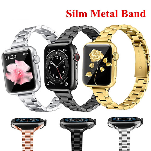 Women Metal Bracelet for Apple Watch SE 40mm 44mm Band Series 6/5/4/3/2/1 Slim Stainless Steel Wrist Strap for iWatch SE 6 Bands
Women Metal Bracelet for Apple Watch SE 40mm 44mm Band Series 6/5/4/3/2/1 Slim Stainless Steel Wrist Strap for iWatch SE 6 Bands