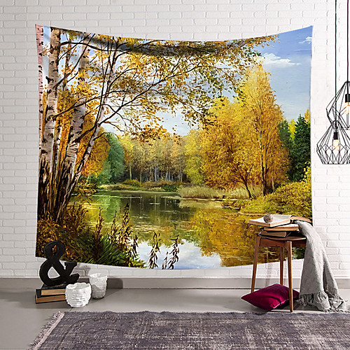 Oil Painting Style Wall Tapestry Art Decor Blanket Curtain Hanging Home Bedroom Living Room Decoration Polyester Forest Landscape
Oil Painting Style Wall Tapestry Art Decor Blanket Curtain Hanging Home Bedroom Living Room Decoration Polyester Forest Landscape