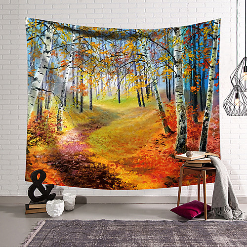 Oil Painting Style Wall Tapestry Art Decor Blanket Curtain Hanging Home Bedroom Living Room Decoration Polyester Forest Landscape
Oil Painting Style Wall Tapestry Art Decor Blanket Curtain Hanging Home Bedroom Living Room Decoration Polyester Forest Landscape