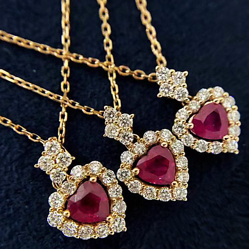 Women's Clear Fuchsia AAA Cubic Zirconia Pendant Necklace Color Block Heart Dainty Elegant Romantic European Brass Gold 50 cm Necklace Jewelry 1pc For Wedding Anniversary Party Evening Gift Festival
Women's Clear Fuchsia AAA Cubic Zirconia Pendant Necklace Color Block Heart Dainty Elegant Romantic European Brass Gold 50 cm Necklace Jewelry 1pc For Wedding Anniversary Party Evening Gift Festival