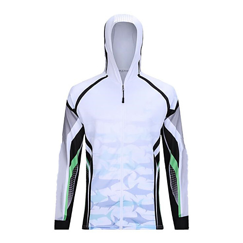 CAWANFLY Men's Hoodie Jacket Fishing Jacket Outdoor Long Sleeve UPF50 UV Protection Quick Dry Waterproof Zipper Lightweight Jacket Top Autumn / Fall Spring Summer Athleisure Fishing Camping & Hiking
CAWANFLY Men's Hoodie Jacket Fishing Jacket Outdoor Long Sleeve UPF50 UV Protection Quick Dry Waterproof Zipper Lightweight Jacket Top Autumn / Fall Spring Summer Athleisure Fishing Camping & Hiking