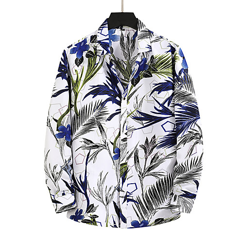 Men's Shirt Other Prints Floral Graphic Print Long Sleeve Casual Tops Tropical Hawaiian Beach White Black
Men's Shirt Other Prints Floral Graphic Print Long Sleeve Casual Tops Tropical Hawaiian Beach White Black