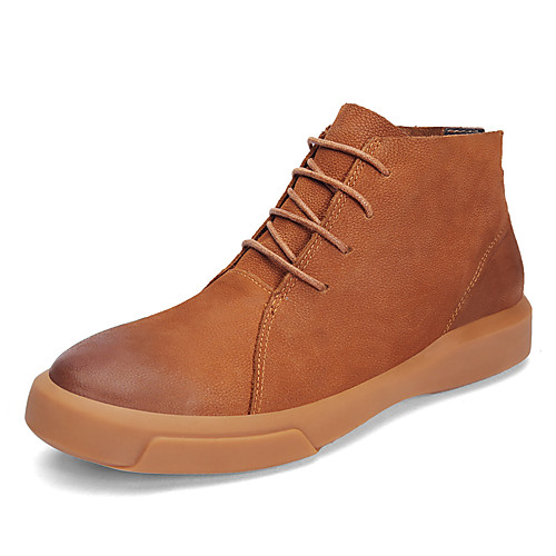 Men's Boots Martin Boots Casual Daily PU Breathable Non-slipping Wear Proof Khaki Black Brown Fall
Men's Boots Martin Boots Casual Daily PU Breathable Non-slipping Wear Proof Khaki Black Brown Fall