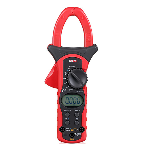 UNI-T UT205A LCD Backlight Auto Range 1000A Digital Clamp Meters w/ Frequency Duty Cycle Test Multimeter Ammeter Multitester
UNI-T UT205A LCD Backlight Auto Range 1000A Digital Clamp Meters w/ Frequency Duty Cycle Test Multimeter Ammeter Multitester