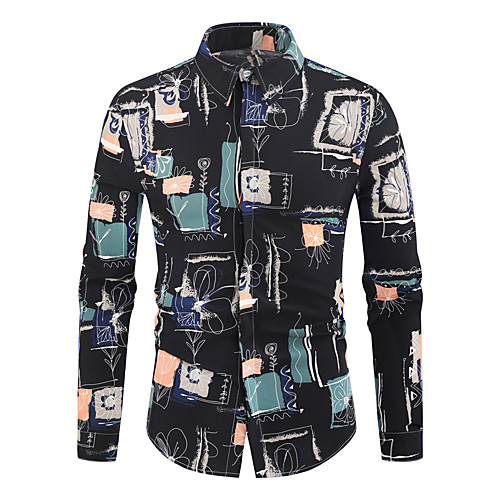 Men's Shirt Other Prints Graphic Plus Size Long Sleeve Casual Tops Casual Soft Breathable Black
Men's Shirt Other Prints Graphic Plus Size Long Sleeve Casual Tops Casual Soft Breathable Black